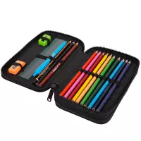 3. CoolPack Jumper 2 Piórnik Dwukomorowy Z Wyposażeniem Tiger F066931
