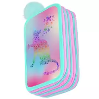 2. Starpak Piórnik Trzykomorowy z Wyposażeniem Ombre Kitty Doggy 553389