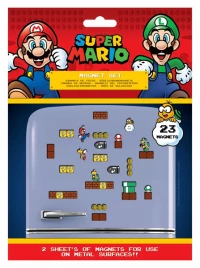 1. Zestaw Magnesów Nintendo Super Mario 23 szt.