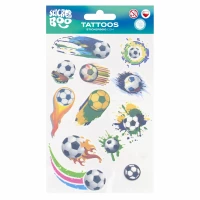 2. Sticker Boo Tatuaż Zmywalny Dla Dzieci Piłka Nożna 540451