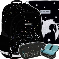 1. Starpak Zestaw Szkolny 3el. Night Sky Plecak 506197 + Piórnik 506202 + Worek 507023025