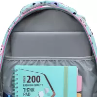 6. AstraBag Plecak Szkolny AB300 Minty Pandas 502025011