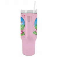 4. Kubek Podróżny ze Słomką Super Mario (Peach) - 1180 ml