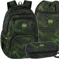 1. CoolPack Pick Plecak Szkolny Młodzieżowy Nefryt F099898 + Worek F070898 + Piórnik F062898