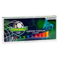 2. STARPAK Plastelina 12 kolorów Football 429833
