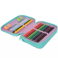 2. CoolPack Jumper 2 Piórnik Dwukomorowy Z Wyposażeniem Happy Donuts F066665