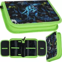 1. Starpak Piórnik Dwuklapkowy Bez Wyposażenia Dino Glow 550997