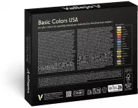 4. Vallejo: 70.140 - Model Color - Figure - Basic Colors USA (16 x 18 ml)