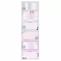 1. Starpak Naklejki Na Zeszyt Kitty 1 Listek 6szt. 559536