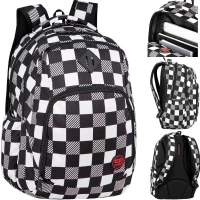 7. CoolPack Break Plecak Szkolny Młodzieżowy Checkers F024730