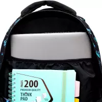 4. AstraBag Plecak Szkolny AB300 Dark Pixel 502025015
