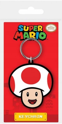 2. Brelok Gumowy Super Mario - Toad