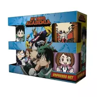 1. Zestaw do Espresso My Hero Academia Chibi (4 kubeczki)