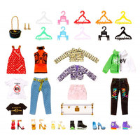 4. Mga Rainbow High Modna Szafa + Ubrania dla Lalek Garderoba Deluxe Fashion 574323