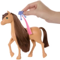 6. Mattel Barbie Konik Do Stylizacji Tornado Ciemny HXJ37 