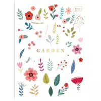 1.  Interdruk Zeszyt A5 96 kartek kratka Garden 326836