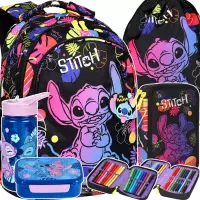 1. CoolPack Jerry Stitch Black Zestaw 5el Plecak F029886 + Worek F054886 + Piórnik F066886