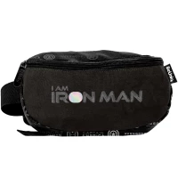 1. BeUniq Saszetka na Pasek Iron Man Black AV23SS-510