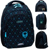 10. AstraBag Plecak Szkolny AB300 Neon UFO 502025013