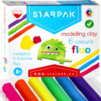 1. STARPAK Modelina Fluo 6 Kolorów 472925