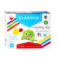 2. STARPAK Modelina Fluo 6 Kolorów 472925