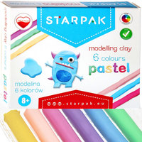 2. STARPAK Modelina Pastelowa 6 Kolorów 472928