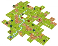 2. Carcassonne Podstawa + Opat i Rzeka