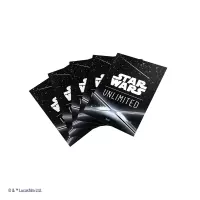 4. Gamegenic: Star Wars Unlimited - Art Sleeves - Koszulki na Karty - Card Back Black