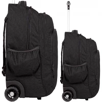 2. CoolPack Summit Plecak Szkolny Na Kółkach Snow Black E85020