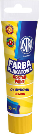 1. Astra Farba Plakatowa Tuba 30 ml - Cytrynowa 83110908