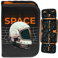 4. Paso Piórnik Dwuklapkowy bez Wyposażenia Nasa Space PP24SC-P001BW