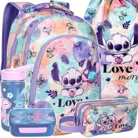 1. CoolPack Prime Zestaw Szkolny Stitch Pastel 5el Plecak F025885 + Worek F054885 + Piórnik Saszetka F060885