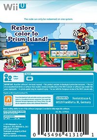 1. Paper Mario Color Splash ( Wii U DIGITAL) (Nintendo Store)