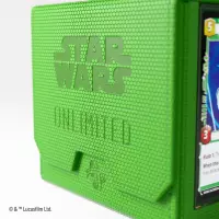 15. Gamegenic: Star Wars Unlimited - Double Deck Pod - Premium Pudełko na Karty - Green