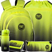 2. CoolPack Zestaw Szkolny Gradient Lemon 5el. Plecak Jerry E29510/F + Worek E70510 + Piórnik E61510