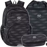 1. CoolPack Pick Plecak Szkolny Młodzieżowy Obsydian F099896 + Worek F070896 + Piórnik F062896