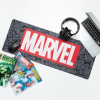 3. Mata na Biurko Podkładka pod Myszkę - Marvel Logo (80 x 30 cm)