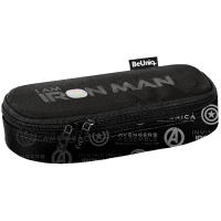 1. BeUniq Piórnik Tuba Usztywniona Iron Man Black AV23SS-013