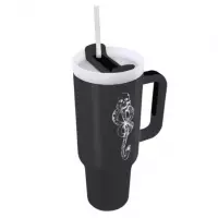 5. Kubek Podróżny ze Słomką Harry Potter Czarna Magia - 1180 ml