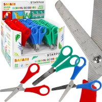 1. STARPAK Nożyczki Metalowe 13,5 cm Z Miarką 447393