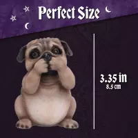 4. Zestaw Figurek Trzy Mądrości - Mopsy