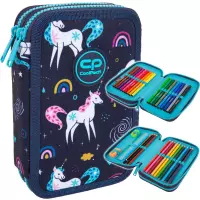 4. CoolPack Jumper 2 Piórnik Dwukomorowy Z Wyposażeniem Mrs Unicorn F066935