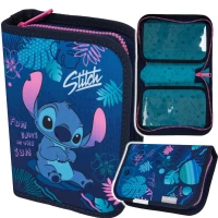 4. Coolpack Clipper Piórnik Dwuklapkowy Bez Wyposażenia Stitch Blue F076780