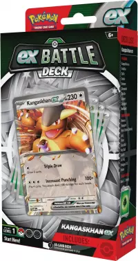 3. Pokemon TCG: Deluxe Battle Deck - Greninja Ex / Kangaskhan Ex - bundle (6 sztuk)