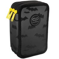 1. CoolPack Jumper 3 Piórnik Trzykomorowy z Wyposażeniem Darker Night F067680