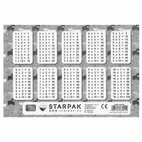 1. Starpak Plan Lekcji z Tabliczką Mnożenia A5 Cuties Pieski 560056