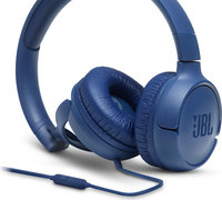 2. JBL Słuchawki Tune 500 Niebieskie