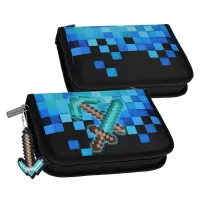 6. Starpak Piórnik Dwuklapkowy z Wyposażeniem Pixel Blue 552623