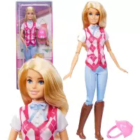 8. Mattel Barbie Dżokejka Malibu + Akcesoria HXJ38