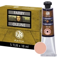 1. Astra Artea Farby Olejne 5 Tub 18ml Cielisty 308115002